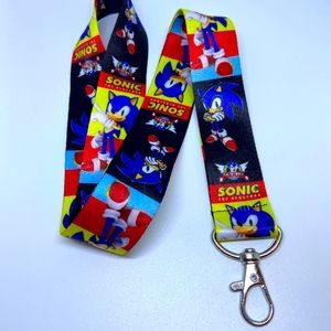 Sonic the hedgehog lanyard
